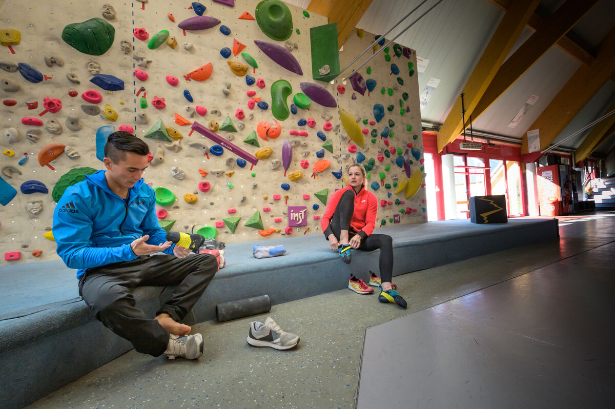 SCARPA's athlete Jessica Pilz. Photo by Tristan Hobson