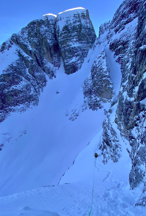 avvicinamento verso la via phoenix - foto simon gietl