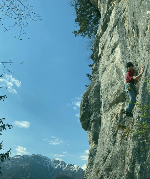 diego dellai arrampicata falesia quattro gatti