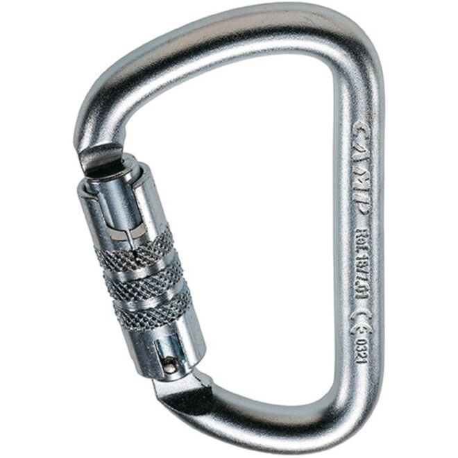 CAMP D Pro 2Lock double action carabiner for work at height