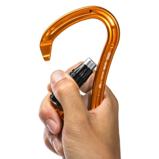 Grivel Wide K18T twist-gate carabiner
