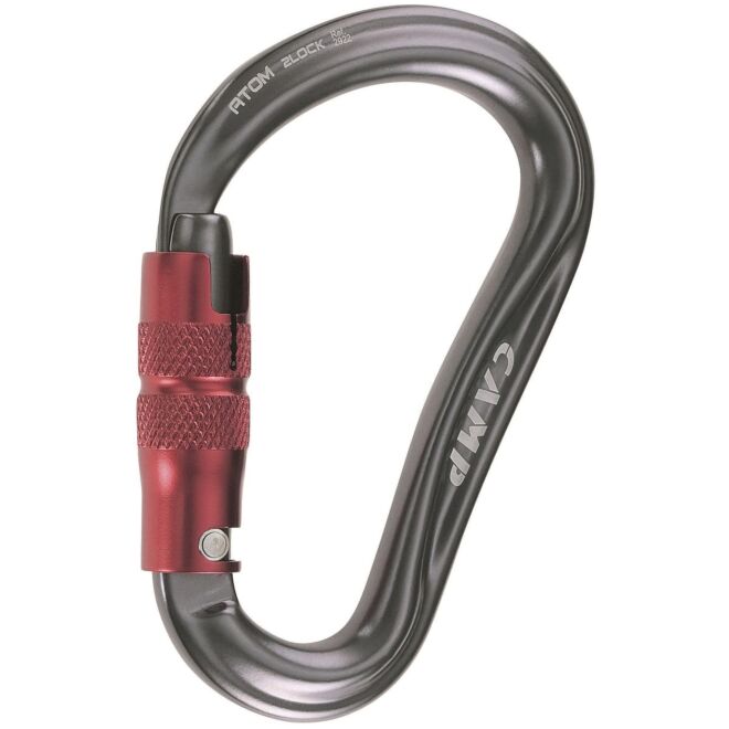 CAMP Atom 2Lock climbing carabiner double action