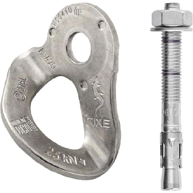 Fixe 316L Expansionsbolzen Ø10x90 mm + Hanger Pack Expansionsbolzen + Plakette