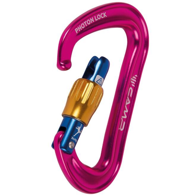 CAMP Photon Lock Jania climbing carabiner with screw lock