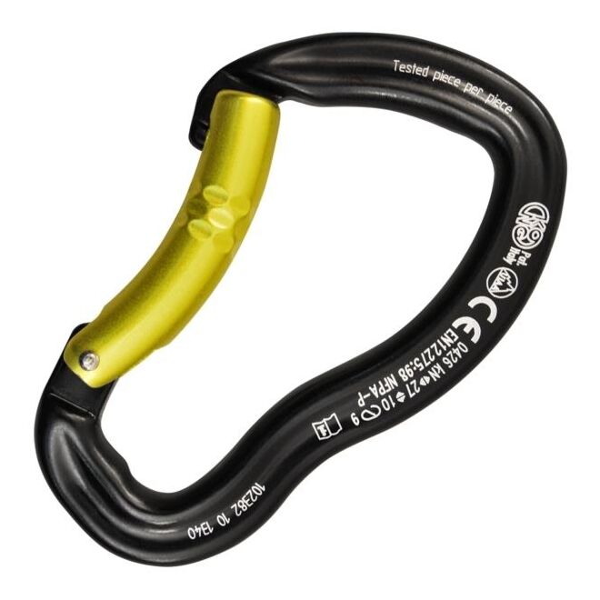 Kong Ergo Bent Gate climbing carabiner