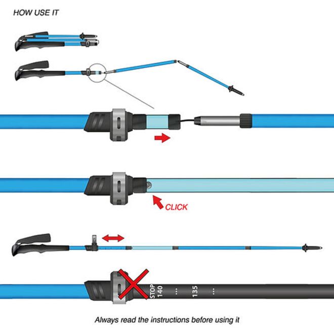 Fizan Ultrax Carbon trekking poles