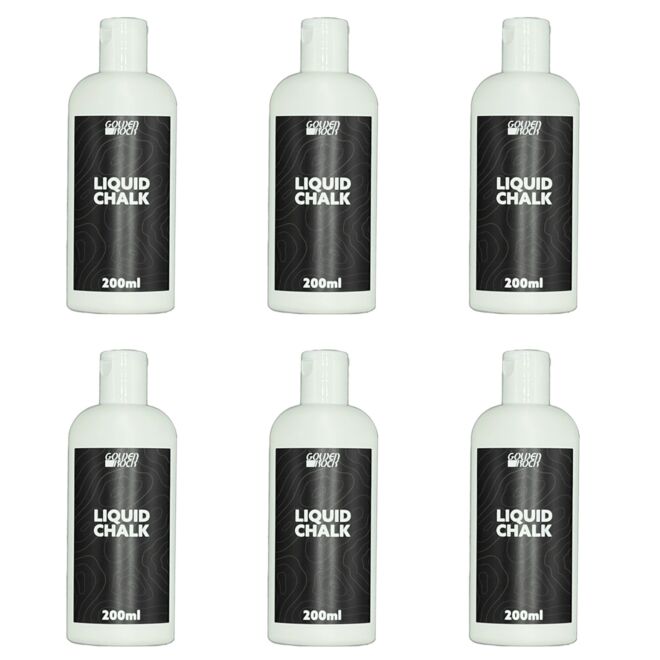 Golden Rock Liquid Chalk magnésie liquide 200 ml 6-pack