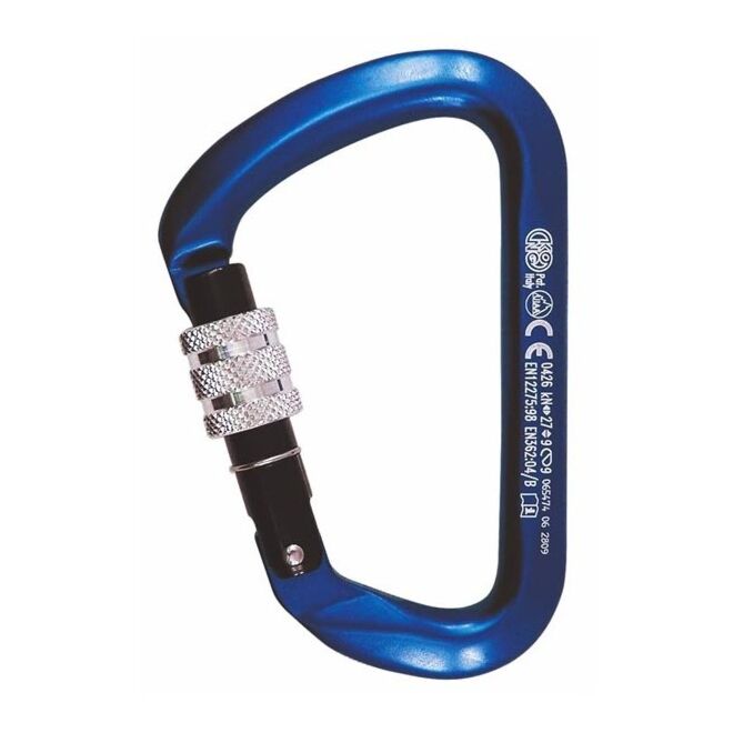 Kong Large Multiuse climbing carabiner with screw lock