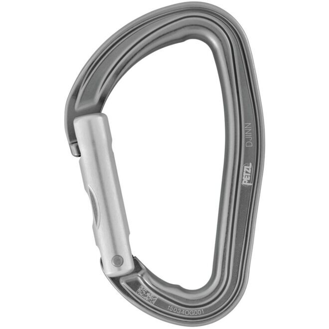 Petzl Djinn climbing carabiner straight gate