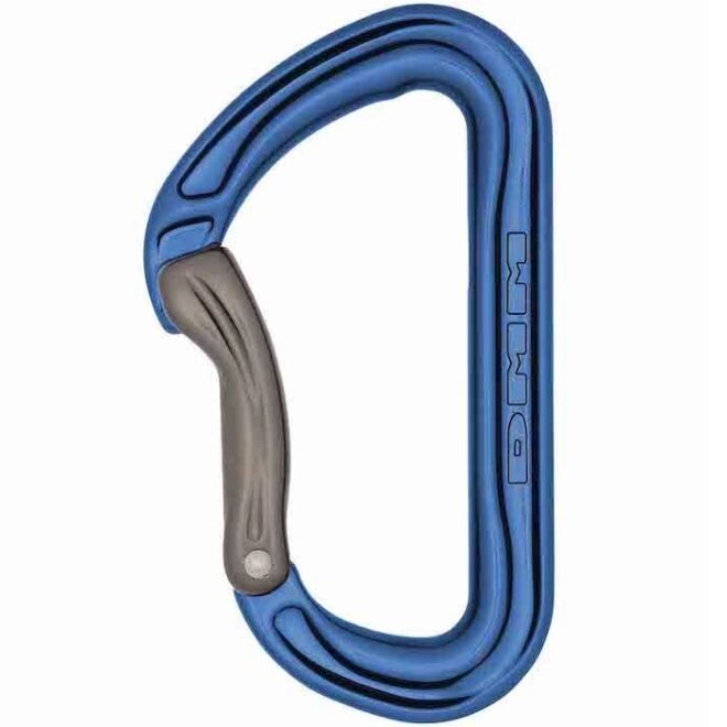 DMM Shadow Bent Gate climbing carabiner