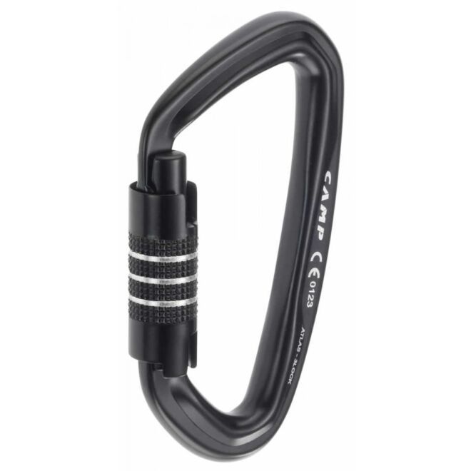 CAMP Atlas 3Lock triple action carabiner for working at height