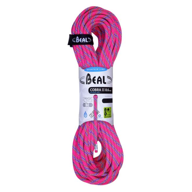 Beal Cobra II Unicore 8.6 mm Golden Dry μισό σχοινί αναρρίχησης