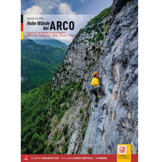 Versante Sud Hohe Wande Bei Arco Band 2 climbing guide in German