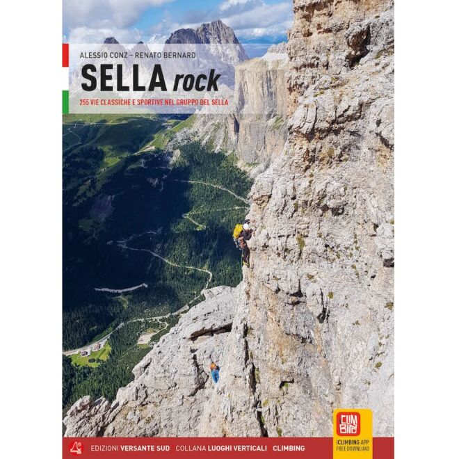 Versante Sud Sella Rock climbing guide Italian