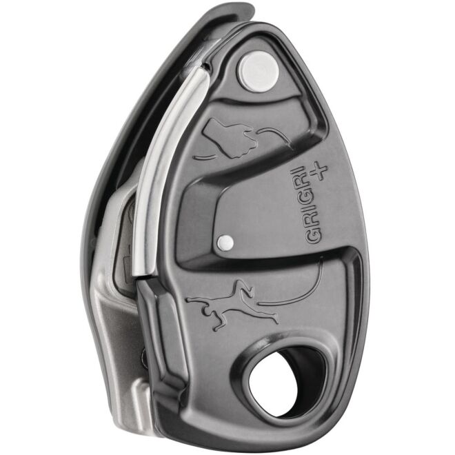 Petzl GriGri + belay device and climbing carabiner