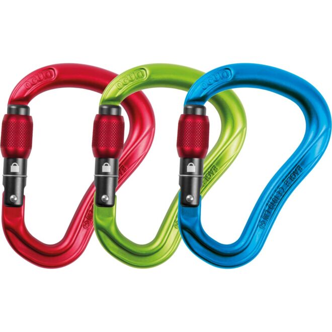 Ocun Eagle HMS Screw 3-Pack climbing carabiners
