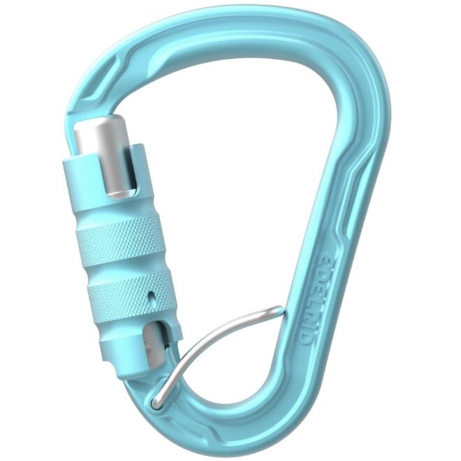 Petzl GriGri belay device and climbing carabiner