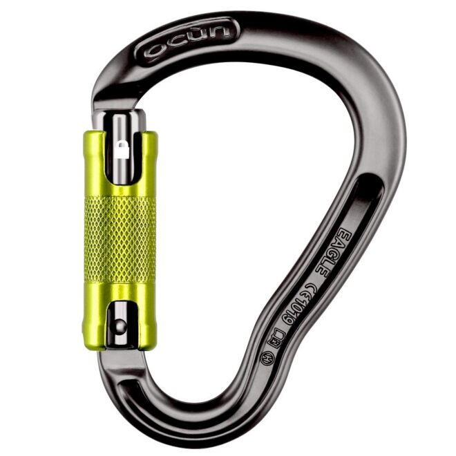 Ocun Eagle HMS Twist double action carabiner climbing