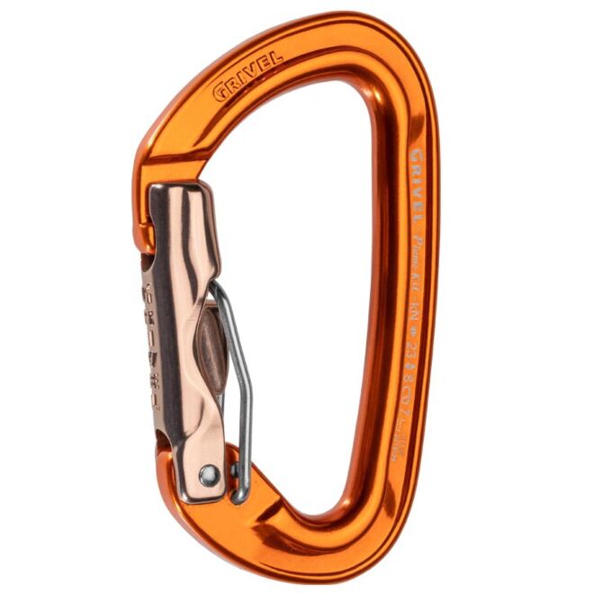 Grivel Plume Wire Lock K3L climbing double lever carabiner
