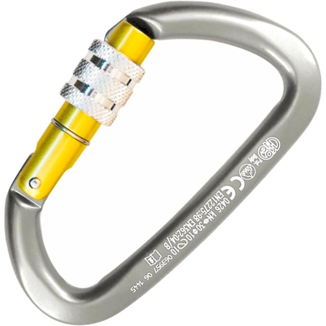Kong Guide climbing carabiner with screw lock