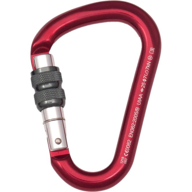Fixe Lotus Stone HMS Screw climbing carabiner with screw lock