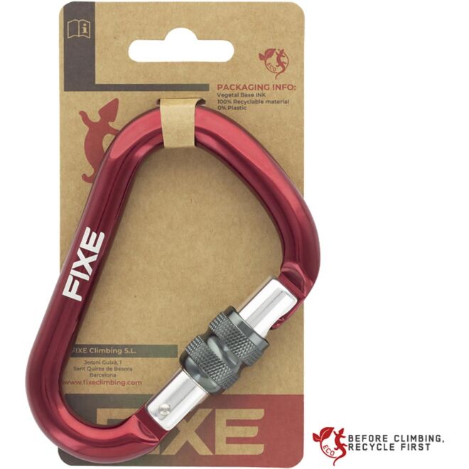 Fixe Lotus Stone HMS Screw climbing carabiner with screw lock
