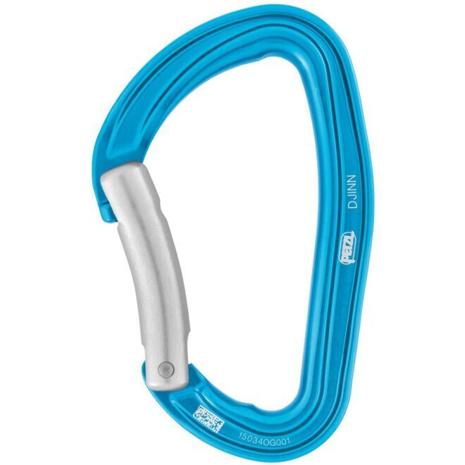 Petzl Djinn curved gate carabiner