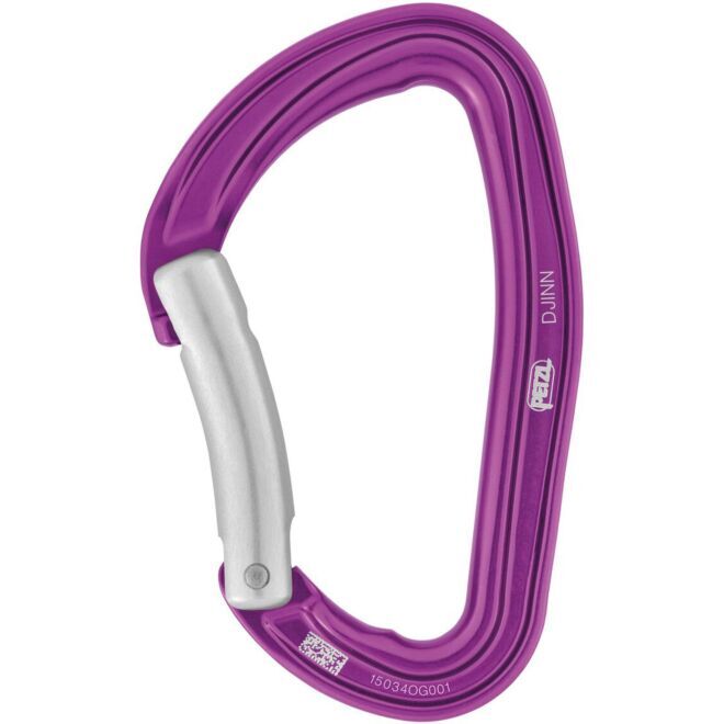 Petzl Djinn curved gate carabiner