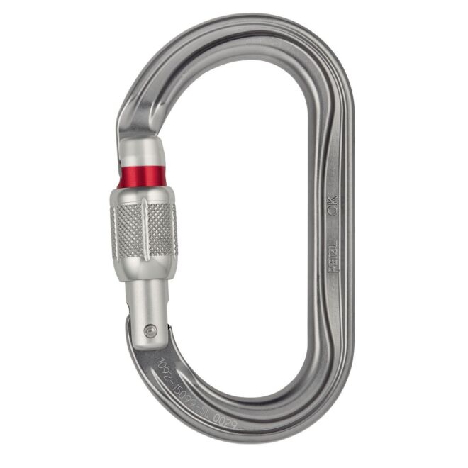 Petzl OK SCREW-LOCK climbing carabiner
