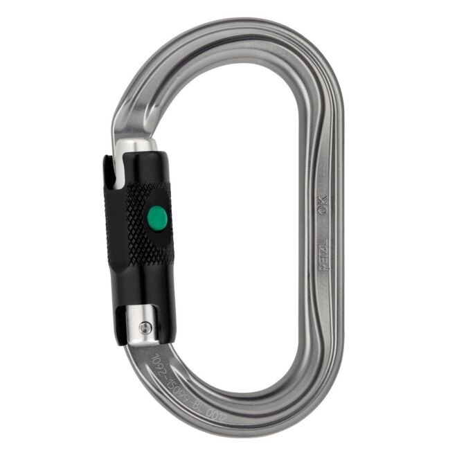 Petzl Ok Ball Lock automatic carabiner climbing
