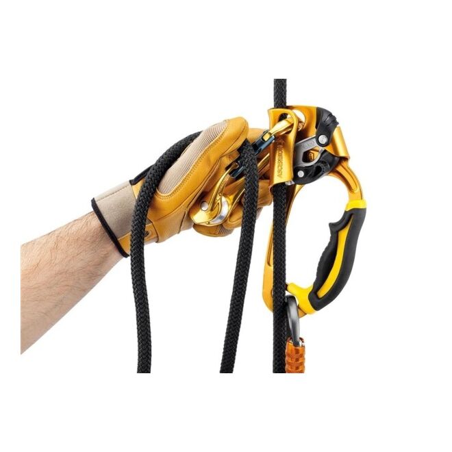 Petzl Rollclip A straight lever pulley carabiner for work at height