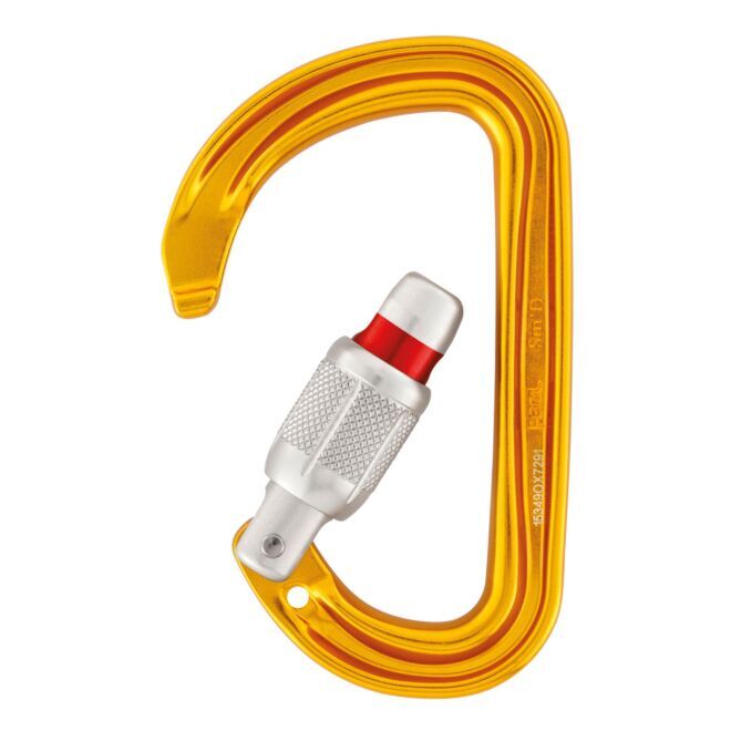Petzl Sm'D Screw Lock climbing carabiner