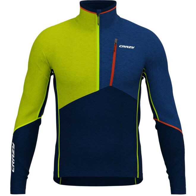 Crazy Pull Flame men's technical polar fleece