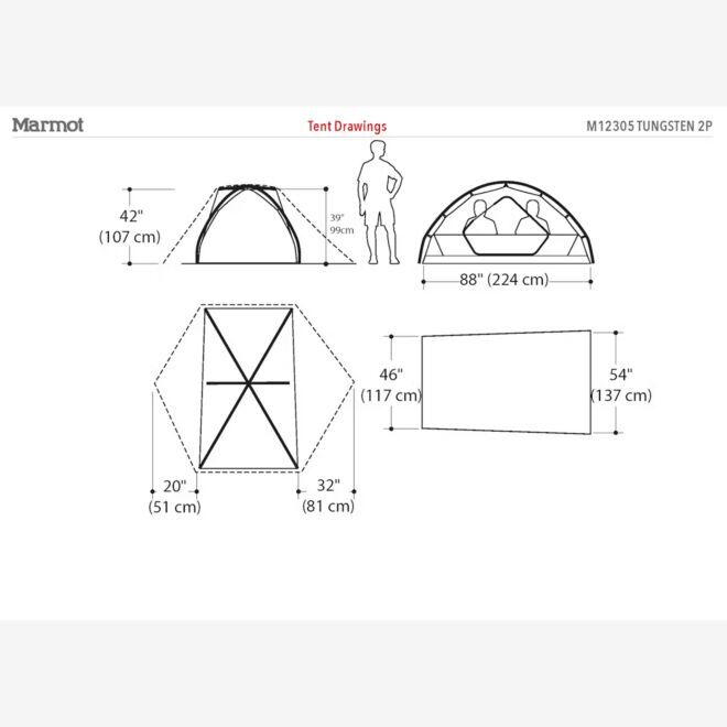 Marmot Tungsten 2P trekking tent