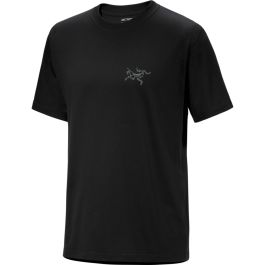 トップス ARC'TERYX Kragg SL Cotton Bird Word SS M Shop Mens Kragg SL Cotton Bird Word SS - Alpine Blue / Stone