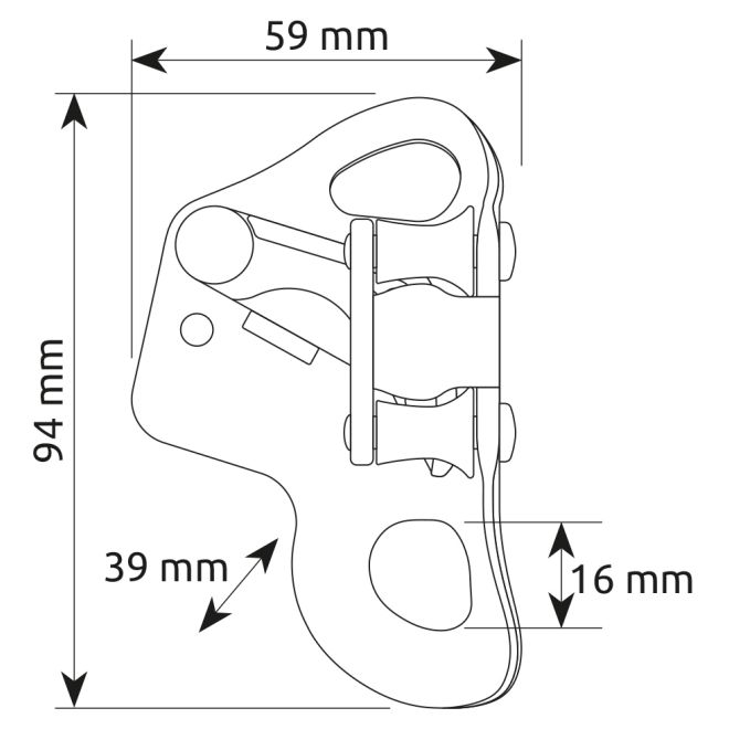 CAMP Safety Turbochest Work and Caving Chest Block