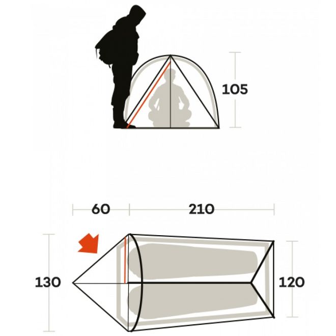 Ferrino Thar 2 σκηνή trekking