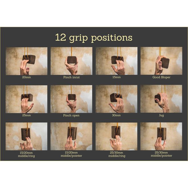 Captain Fingerfood Hangboard 360° φορητή εκπαίδευση αναρρίχησης