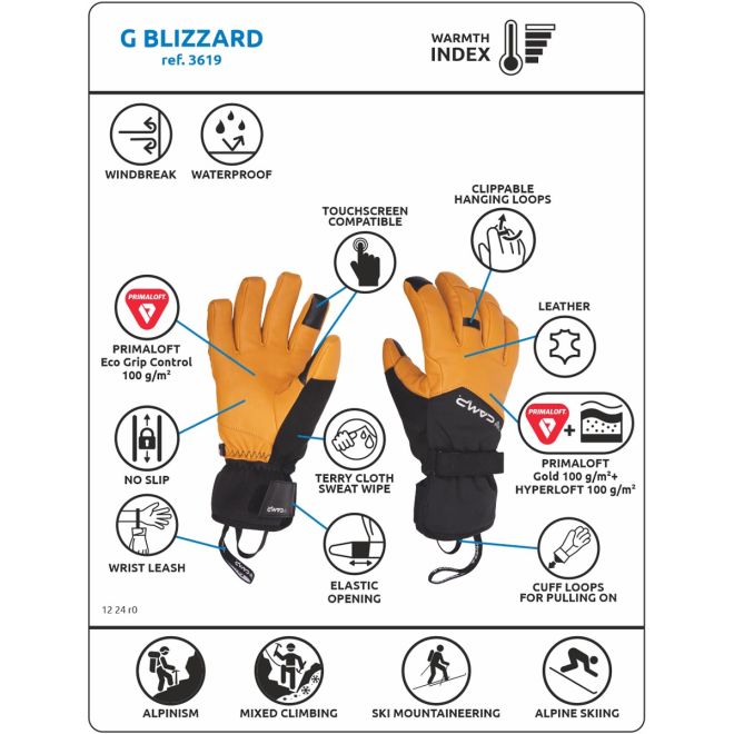 CAMP G Blizzard guanti alpinismo