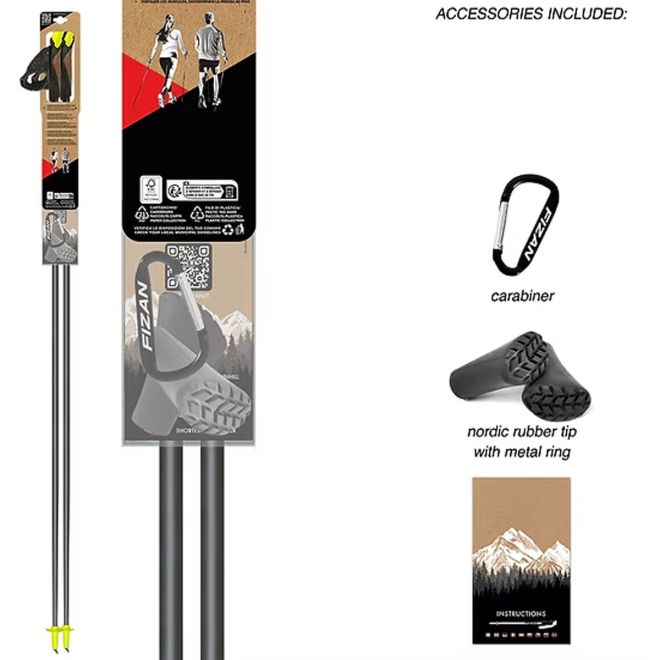 Fizan NW Carbon Pro Race nordic walking poles