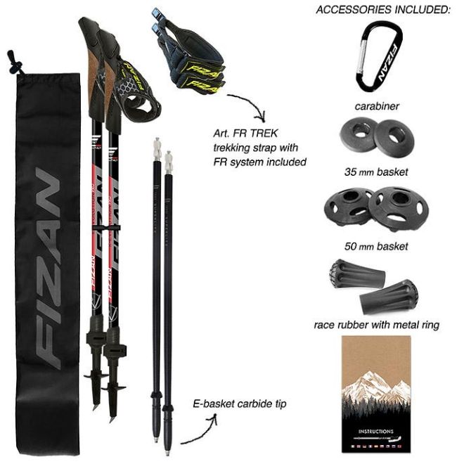 Fizan R-Evolution Pro ζευγάρι μπατόν πεζοπορίας