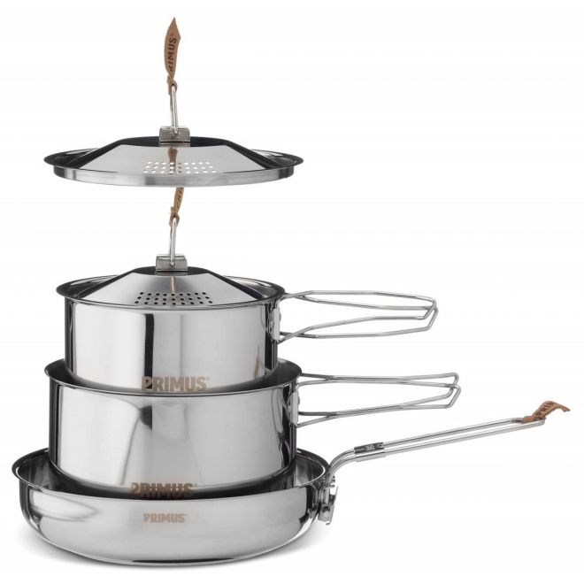 Primus CampFire Cookset S/S - Small camping cookware set