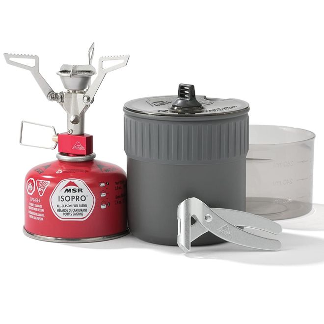 MSR PocketRocket 2 Mini Stove Kit stove with pot