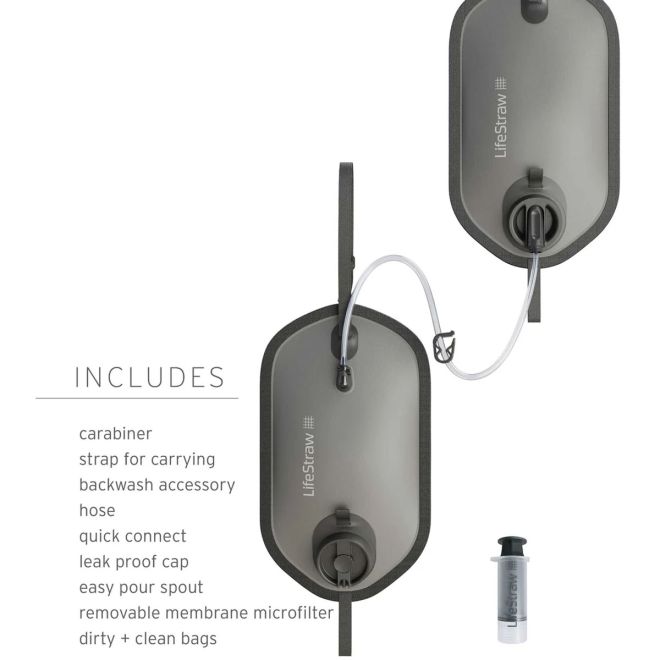 LifeStraw Peak Series Gravity Water Filter System with Safe Water Storage Wasseraufbereitungssystem