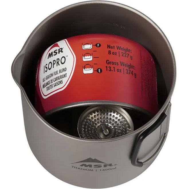MSR Titan Kettle 1400 ml camping pot