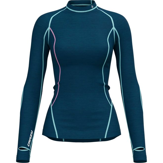 Crazy Idea Pull Allure Langarm-T-Shirt für Frauen