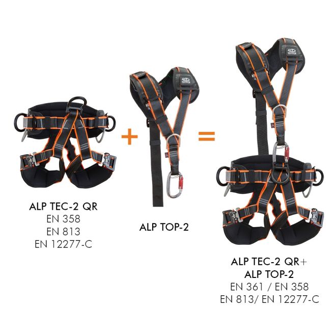 CT Climbing Technology Alp Tec-2 QR harnais cuissard travaille