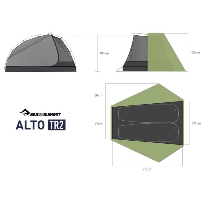 Sea To Summit Alto TR2 σκηνή trekking