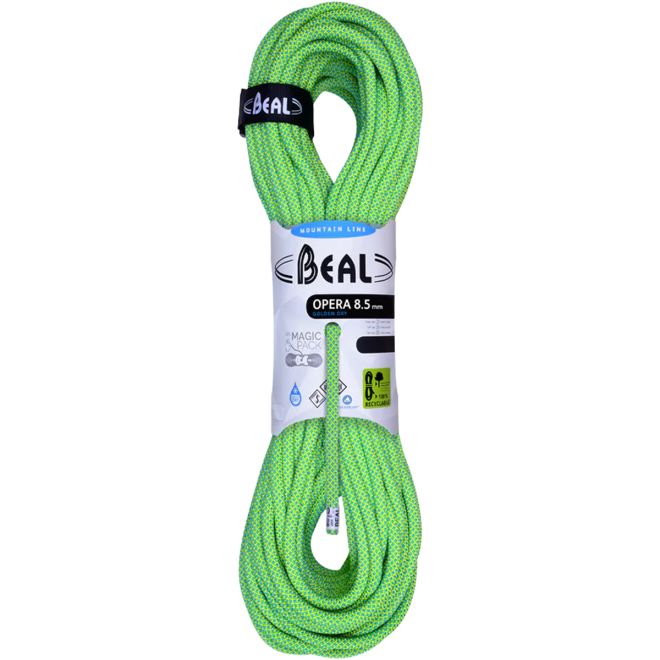 Beal Opera 8.5 mm Unicore Golden Dry αναρριχητική σχοινί
