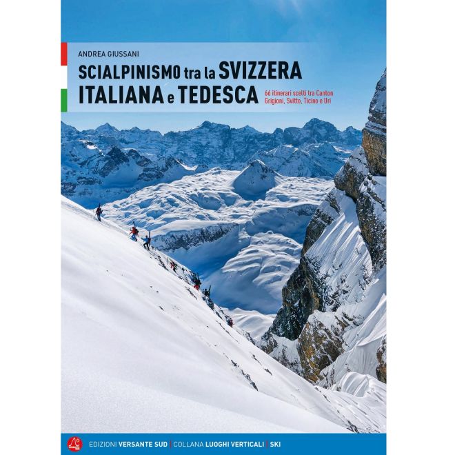 Versante Sud Ski Mountaineering μεταξύ Ιταλικής και Γερμανικής Ελβετίας οδηγός ορειβασίας με σκι